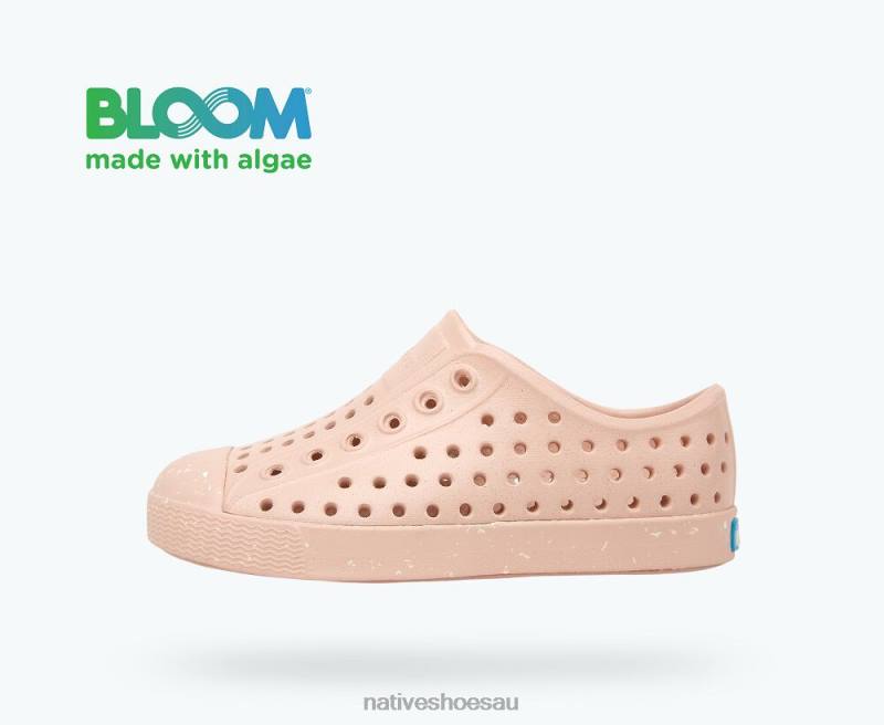 Footwear Native Shoes Jefferson Bloom Chameleon Pink/ Shell Speckles Kids 4DD0218 - Click Image to Close