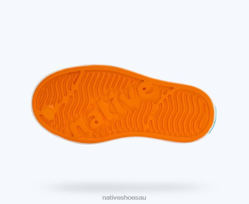 Footwear Native Shoes Jefferson City Orange / Shell White Kids 4DD0126