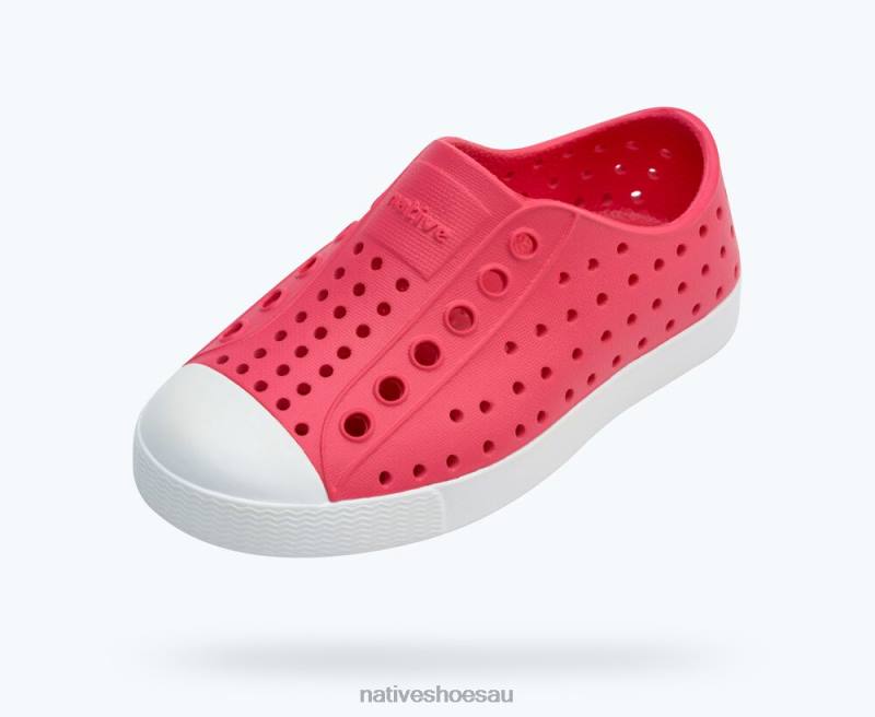 Footwear Native Shoes Jefferson Dazzle Pink/ Shell White Kids 4DD0221