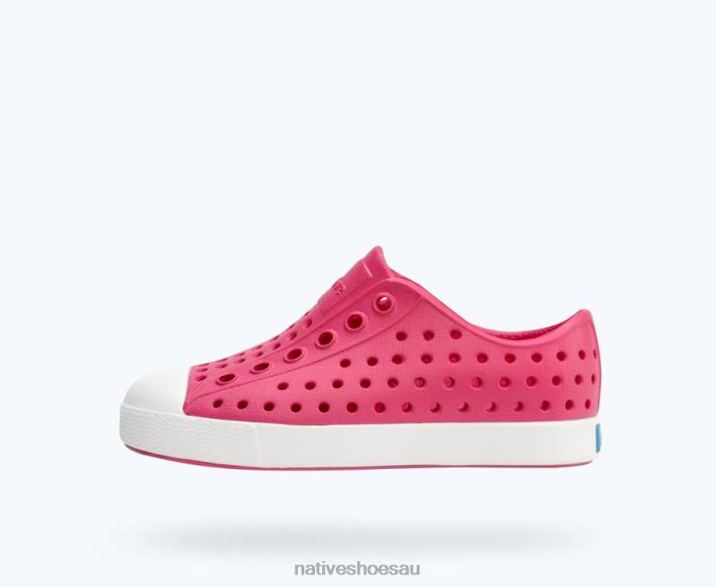 Footwear Native Shoes Jefferson Hollywood Pink/ Shell White Kids 4DD0135 - Click Image to Close