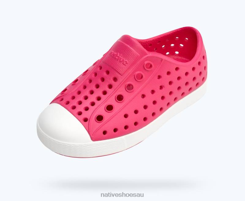 Footwear Native Shoes Jefferson Hollywood Pink/ Shell White Kids 4DD0135