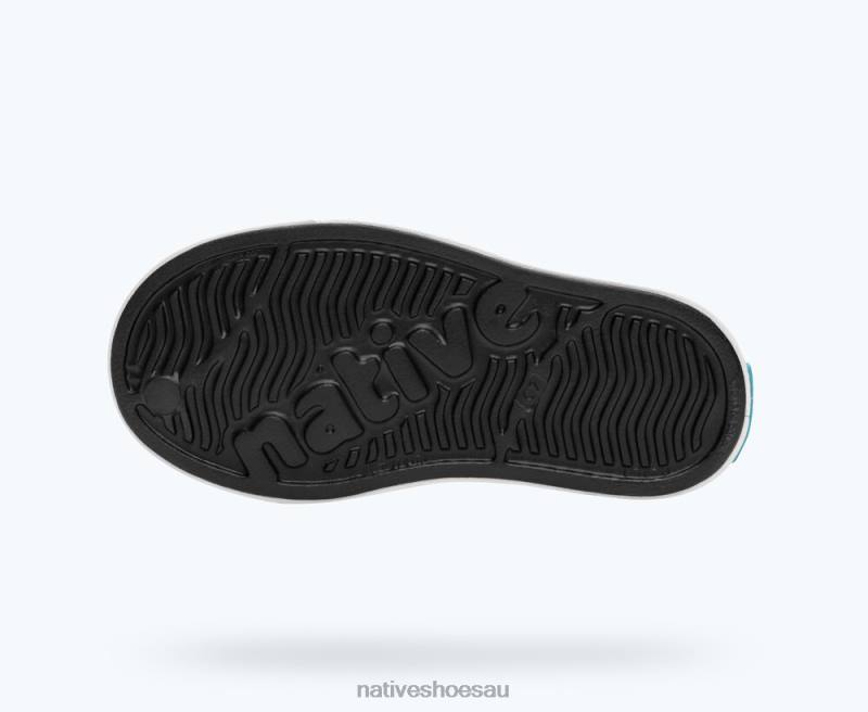 Footwear Native Shoes Jefferson Jiffy Black/ Shell White Kids 4DD0189