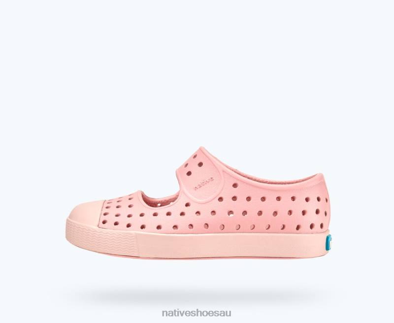 Footwear Native Shoes Jefferson Juniper Rose Pink/ Dust Pink Kids 4DD0214