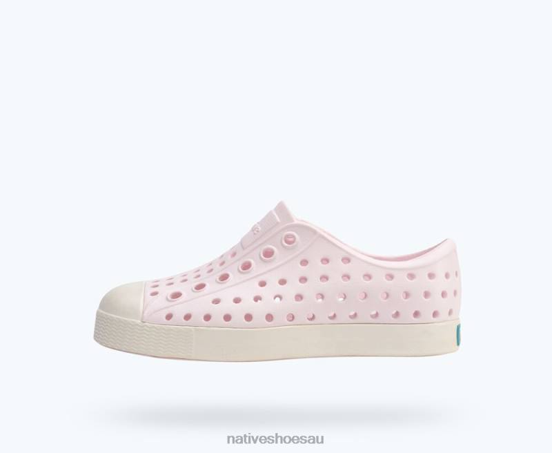 Footwear Native Shoes Jefferson Milk Pink/ Shell White Kids 4DD0134