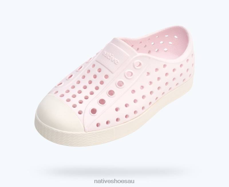 Footwear Native Shoes Jefferson Milk Pink/ Shell White Kids 4DD0134