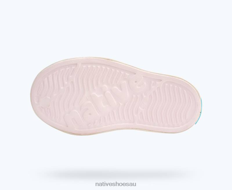 Footwear Native Shoes Jefferson Milk Pink/ Shell White Kids 4DD0134