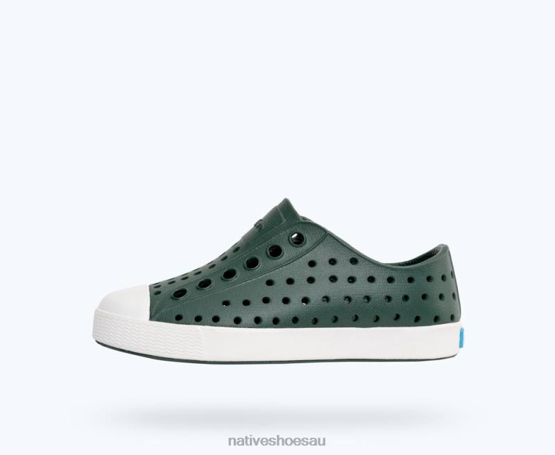 Footwear Native Shoes Jefferson Spooky Green/ Shell White Kids 4DD0250