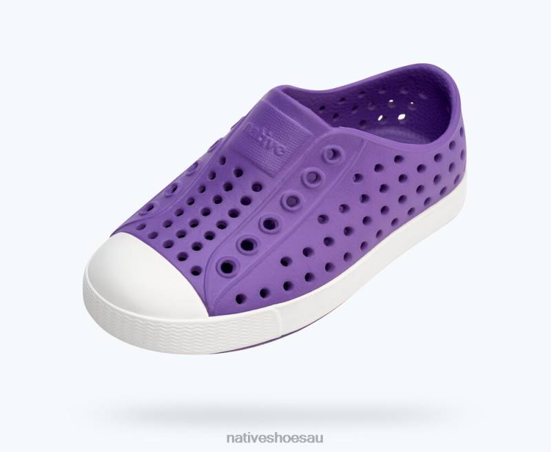 Footwear Native Shoes Jefferson Starfish Purple/ Shell White Kids 4DD0127