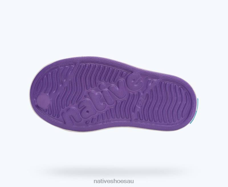 Footwear Native Shoes Jefferson Starfish Purple/ Shell White Kids 4DD0127