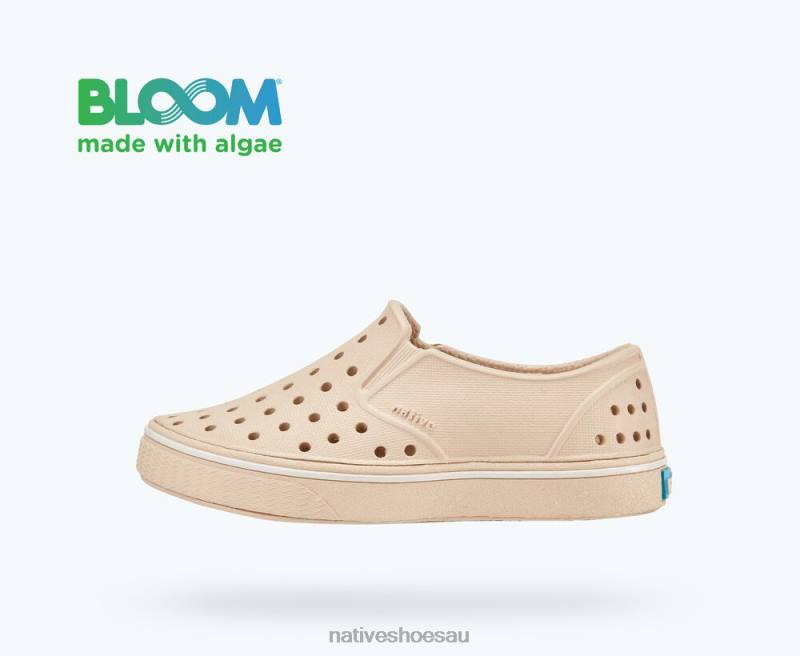 Footwear Native Shoes Miles Bloom Bone White Kids 4DD0207 - Click Image to Close