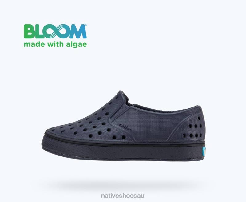 Footwear Native Shoes Miles Bloom Onyx Kids 4DD0234