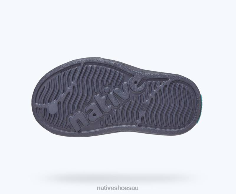 Footwear Native Shoes Miles Bloom Onyx Kids 4DD0234