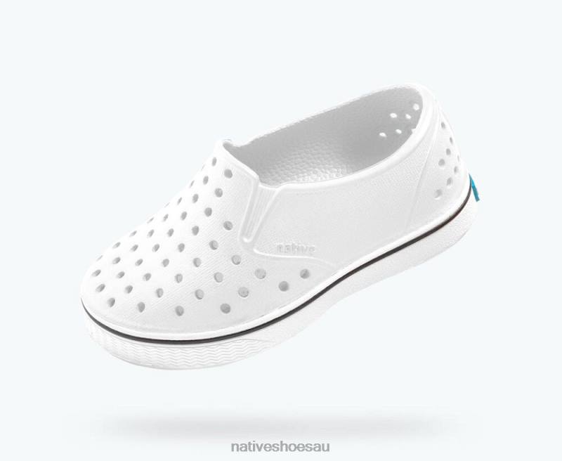 Footwear Native Shoes Miles Shell White Kids 4DD0153