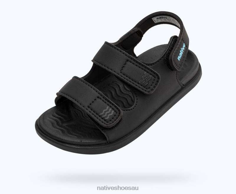 Footwear Native Shoes Frankie Sugarlite Jiffy Black Kids 4DD0100