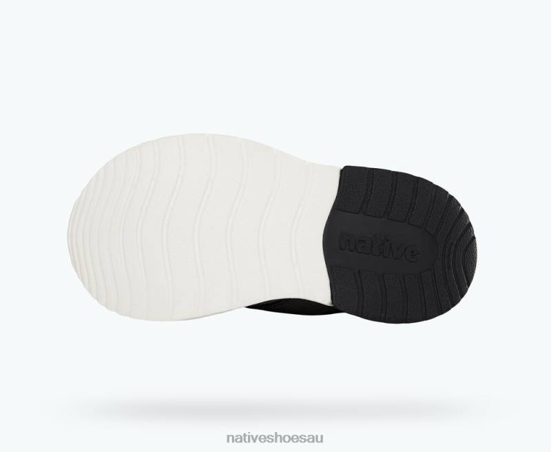 Footwear Native Shoes Phoenix Jiffy Black/ Shell White Kids 4DD0204