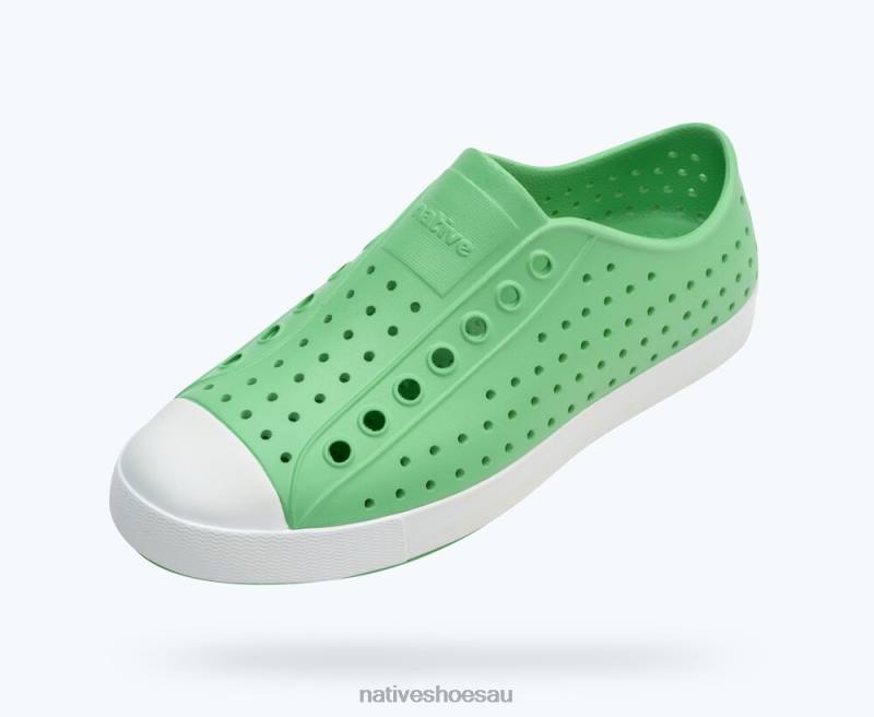 Footwear Native Shoes Jefferson Candy Green/ Shell White Men 4DD025