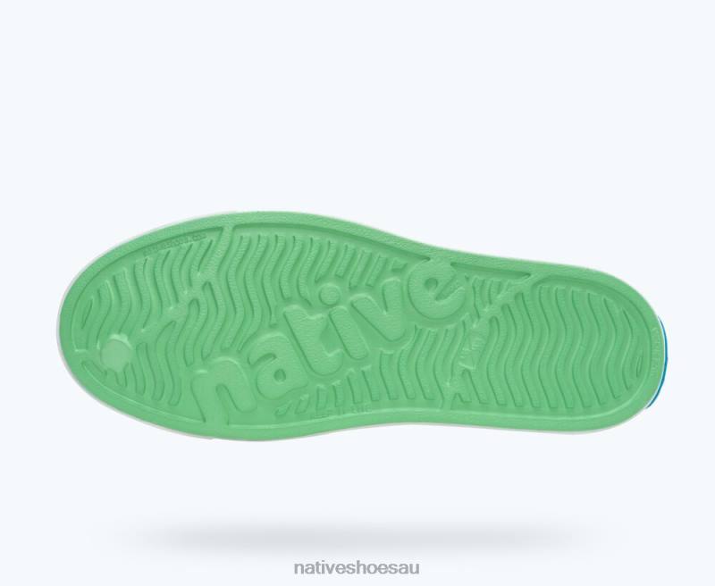 Footwear Native Shoes Jefferson Candy Green/ Shell White Men 4DD025