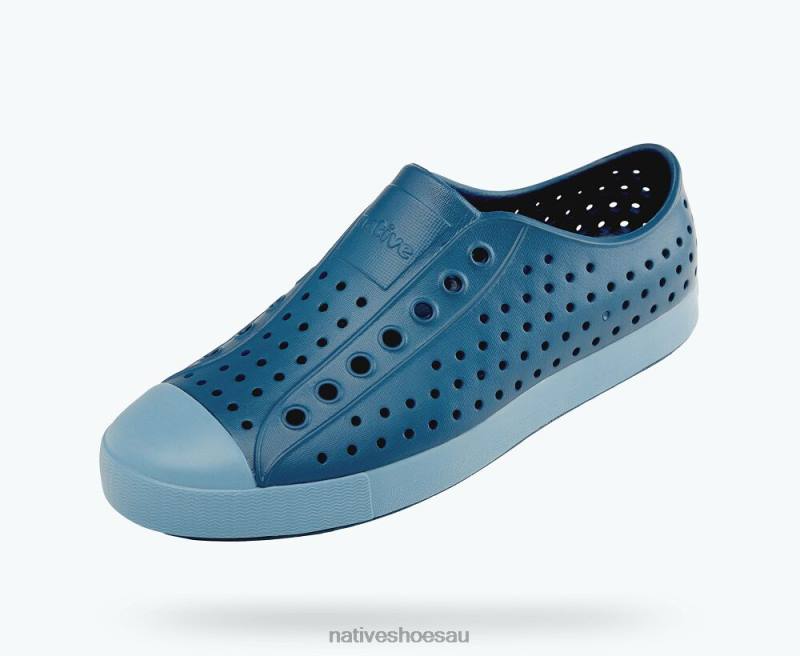 Footwear Native Shoes Jefferson Challenger Blue/ Still Blue Men 4DD065