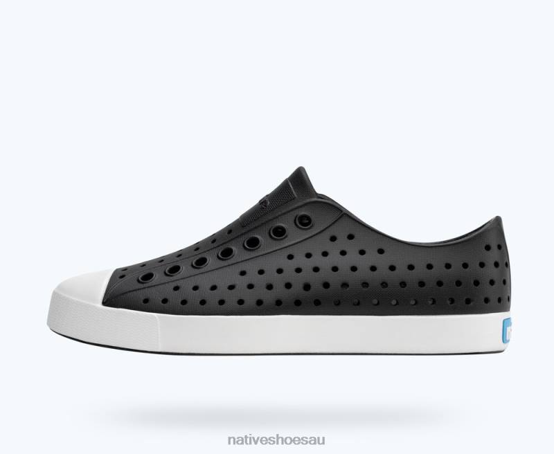 Footwear Native Shoes Jefferson Jiffy Black/ Shell White Men 4DD051