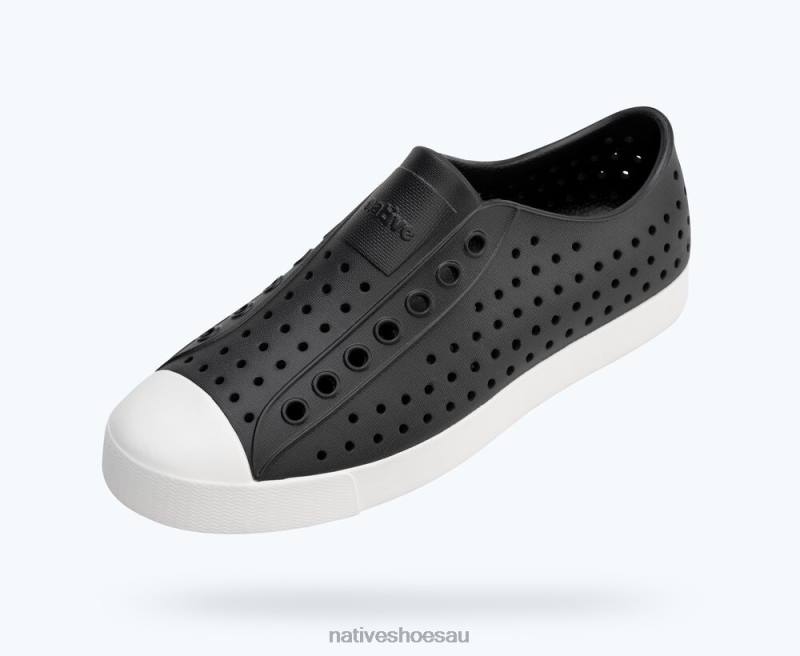 Footwear Native Shoes Jefferson Jiffy Black/ Shell White Men 4DD051