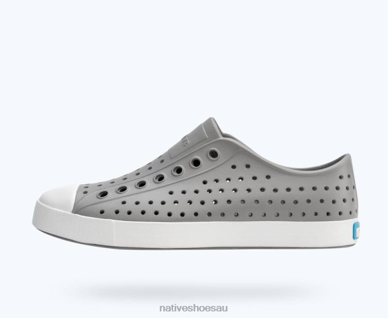 Footwear Native Shoes Jefferson Pigeon Grey/ Shell White Men 4DD044