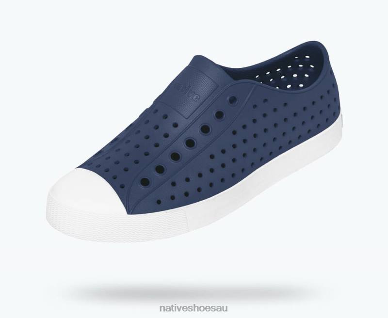 Footwear Native Shoes Jefferson Regatta Blue/ Shell White Men 4DD035