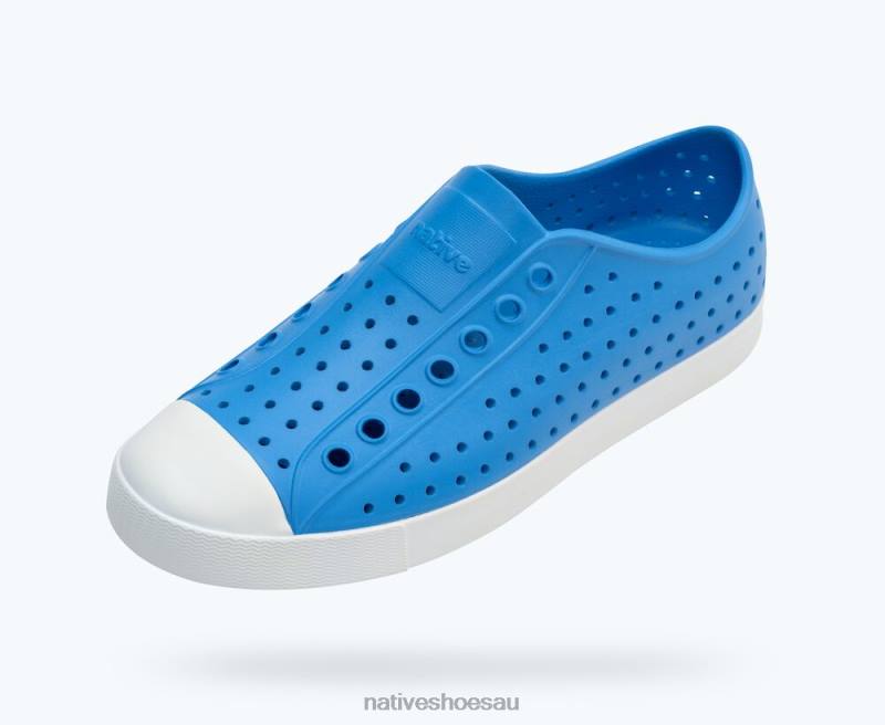 Footwear Native Shoes Jefferson Resting Blue/ Shell White Men 4DD041