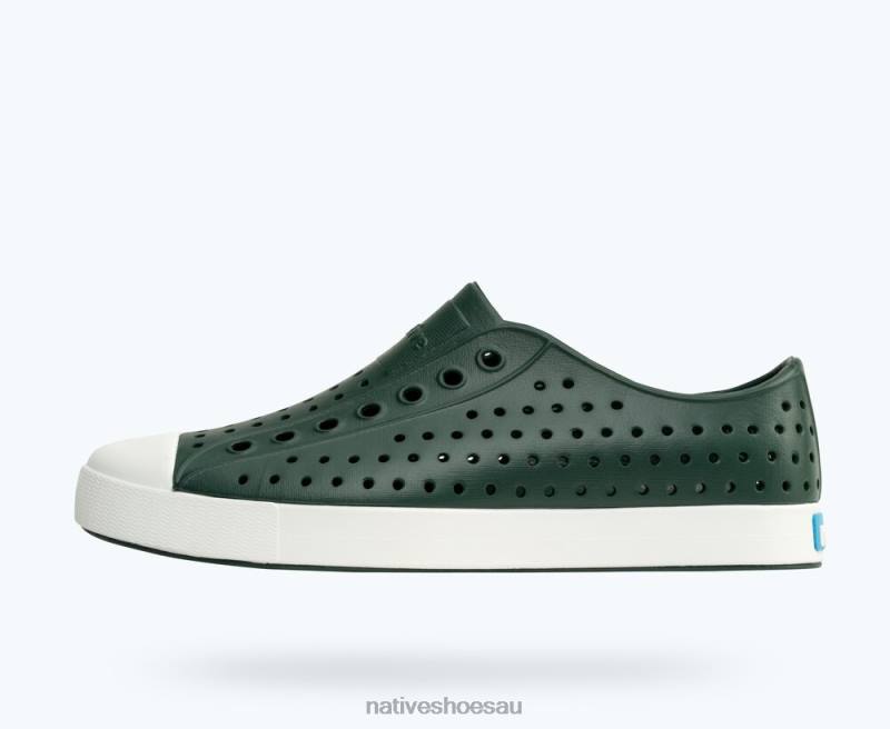 Footwear Native Shoes Jefferson Spooky Green/ Shell White Men 4DD021