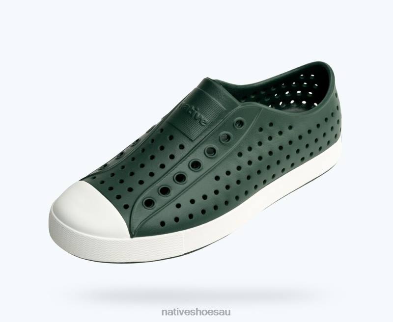 Footwear Native Shoes Jefferson Spooky Green/ Shell White Men 4DD021