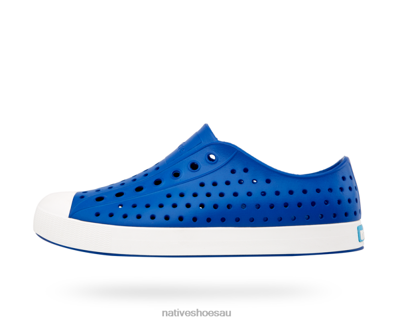 Footwear Native Shoes Jefferson Victoria Blue/Shell White Men 4DD045