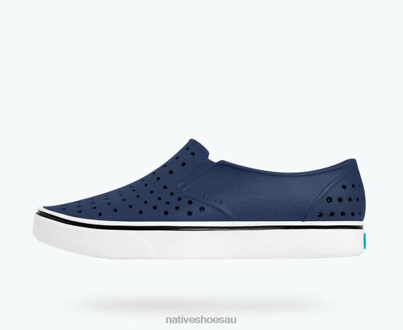 Footwear Native Shoes Miles Regatta Blue/ Shell White Men 4DD046