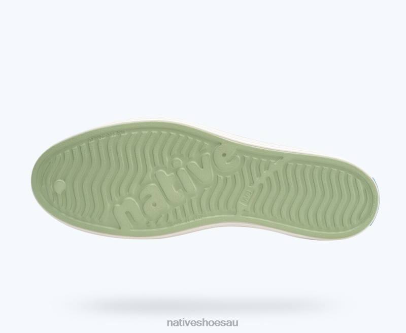 Footwear Native Shoes Jericho Tea Green/ Shell White Women 4DD080